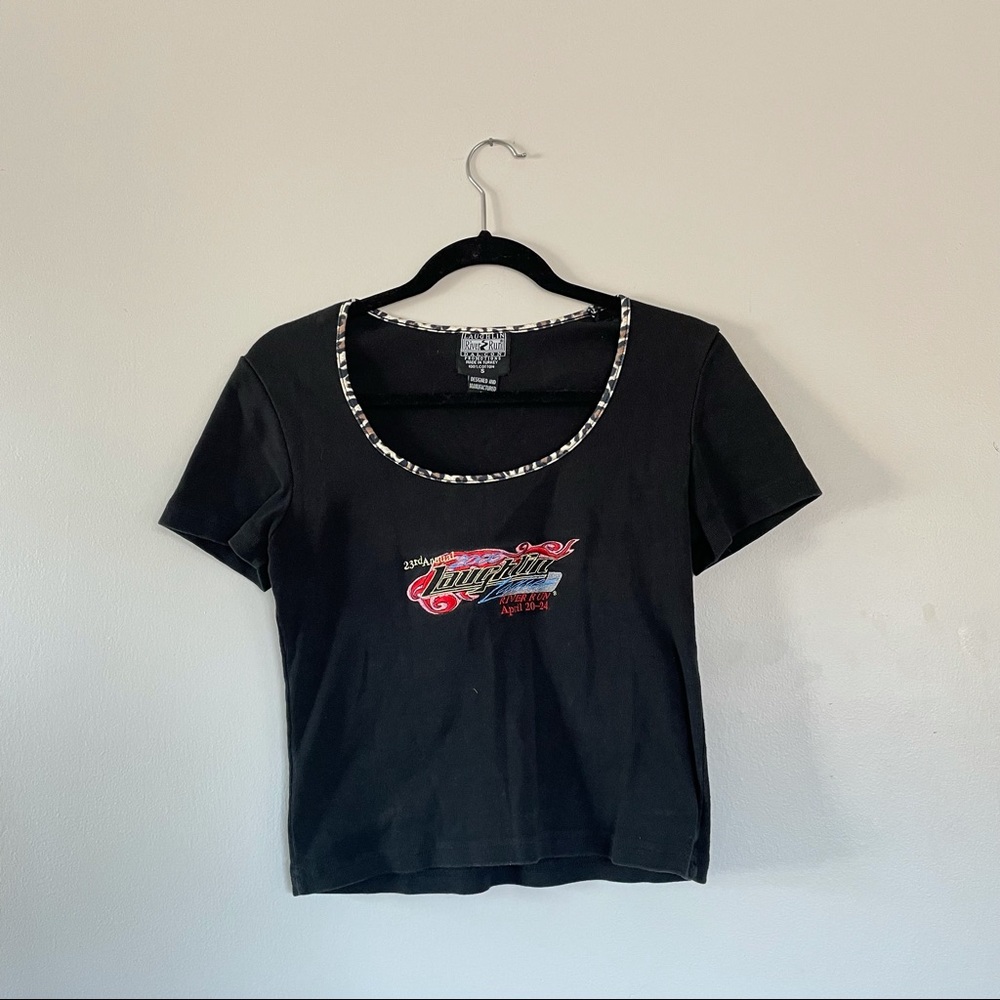 Graphic Crop Top
